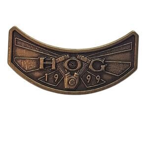 1999 Harley Davidson HOG Harley Owners Group Vest Hat Pinback Pin